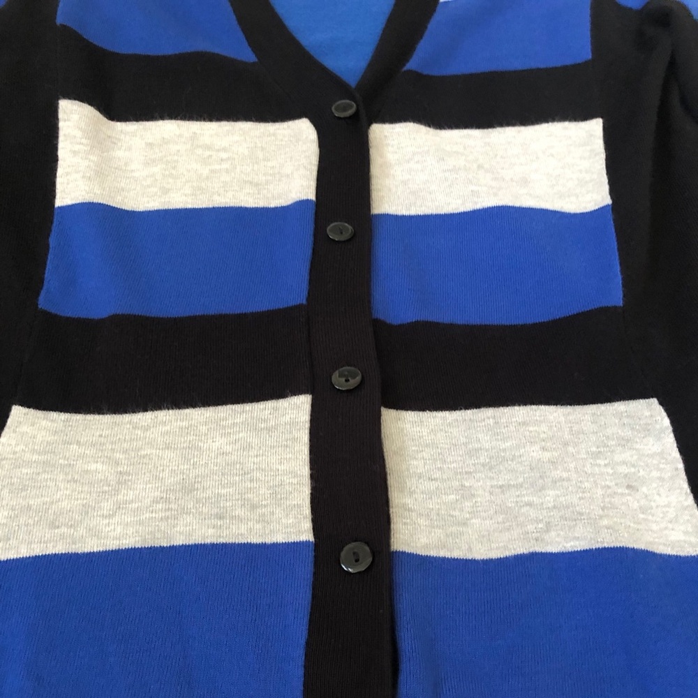 Monnari Buttoned Color-Block Striped Cardigan - image 8